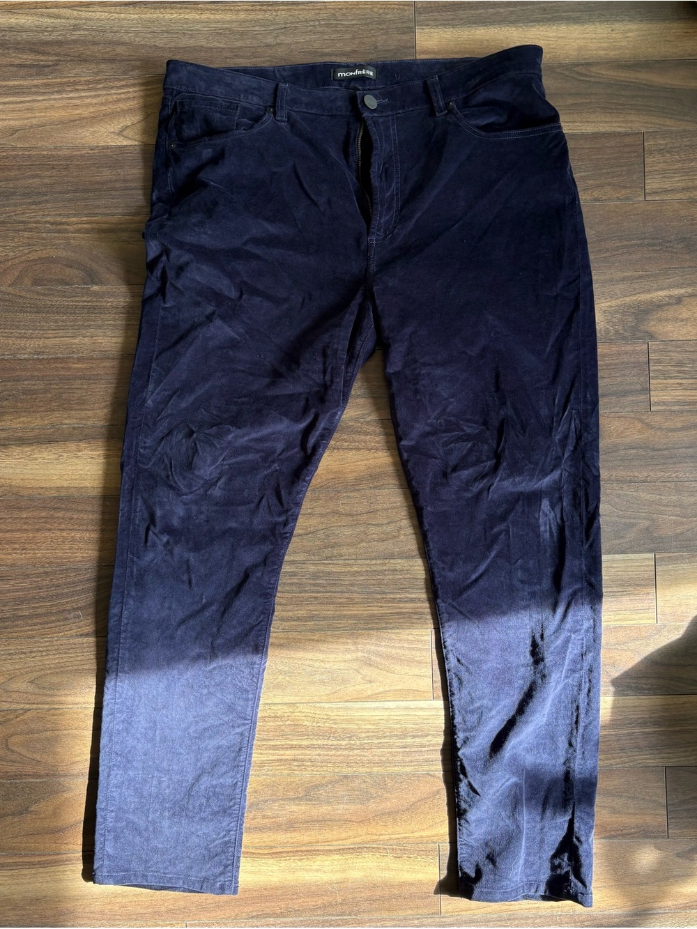 Monfrere MiUSA Japanese Denim Men's Navy Velvet Chinos